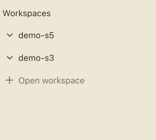 添加工作区 - 入口2