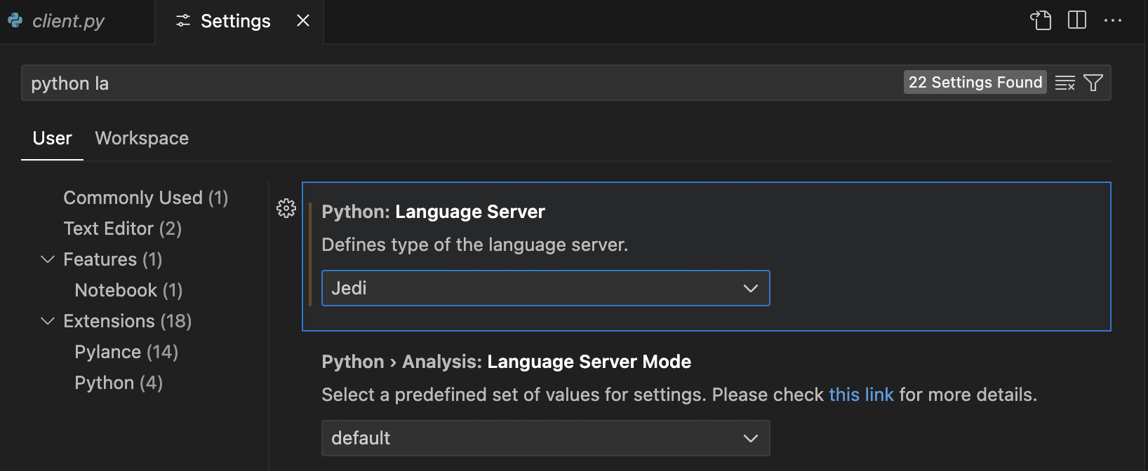 Python Jedi service